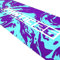 Fantic26 Stunt-Scooter Griptape Ersatz I Park I Kinder I Trick I Tret I Roller I Anti Rutsch Sandpapier 58,5cm I Passend für Decks bis 58,5cm x 15,5cm (Swirl Lila/Türkis)