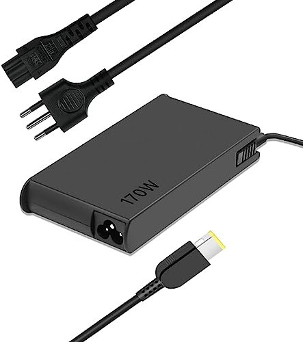 170W Computer Portatile Caricatore per Lenovo ThinkPad P50 P51 P52 P53 P70 P71 P72 P73 adattatore CA Legion Y7000 Y9000K Y520-15 R720 Y520 Y92 T440 W540 SA10R16886 ADL170SCC3A cavo di alimentazione