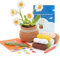 Luckits Anfänger-Häkelset, komplettes Häkel-Starter-Kits Set für Erwachsene und Kinder Blumenstrauß, Topfblumen, Tulpen-Topf-DIY-Häkelsets mit Schritt-für-Schritt-Video-Tutorials