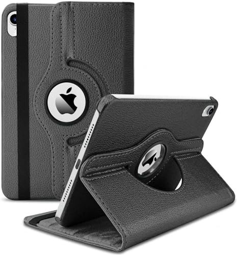 World biz Étui rotatif pour iPad 10{^>e<^} génération (2022) 10,9 pouces – Étui de protection en cuir avec support rotatif à 360 degrés, fonction veille/réveil automatique (noir)