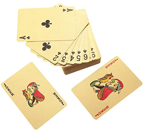 OATIPHO Lernspielzeug 1 Kartenspielen Chinesisches Poker Unterhaltung Spielen Plastik Spielen -Spiele Poker Chip Chinesisches Tierkreiszeichen Kartenspiel Masse PVC Tyrann Gold Brettspiel