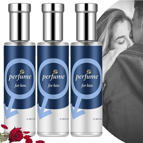 Lure Her Perfume Herren, Cupid Hypnosis Cologne für Männer - Lass Sie Sich in Dich Verlieben, Magische Amor-Düfte, Eau De Toilette Spray, Long Lasting Romantic Lure Her Parfüm (3 Stöcke)