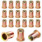 Insert Fileté Metal M6 & M8 Ecrou a Sertir 80 Pièces Aveugle Rivet Fileté Écrous à Tête Plate Plaqués Zinc Écrous à Rivets Aveugles Rivet Inserts Filetés pour Métal Plastique etc