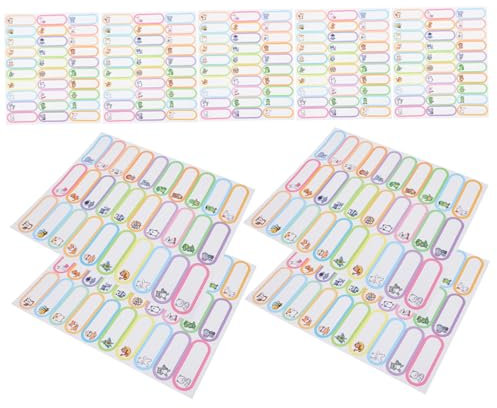 BCOATH 10sheets Name Stickers for Unisex Clothing Labels Water Bottle Name Tags for Daycare Stickers for Students Daycare Supplies Labels for Boys and Girls Clothes