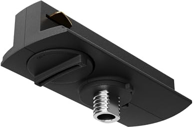 Maytoni Komponenten des Schienensystems Zubehör Track Adapter für 1-Phasen System Unity Schwarzer Kunststoff