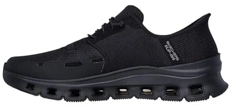 Skechers Herren Hands-Free Slip-ins Glide-Step PRO Sneaker, Black, 41 EU