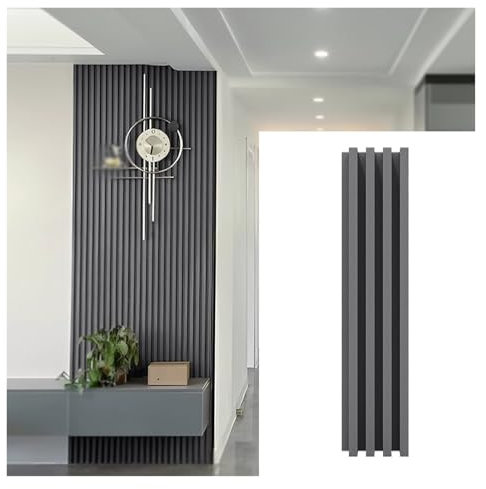 panneau tasseau bois mural Panneau Mural 3D En Lattes De Bois Panneau Mural Décoratif En Lattes De Bois, Panneaux Muraux Modernes Pour Mur TV/ Maison/ Salon, Paquet De 6 Panneau À Lattes En Bois Décou