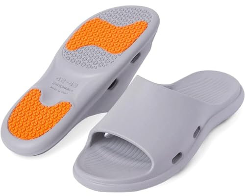 ZQDUFEA Pantoufles de Douche antidérapantes pour Femmes Enceintes et Personnes âgées, Pantoufles de Salle de Bain, Pantoufles Portables d'extérieur, Sandales de Douche