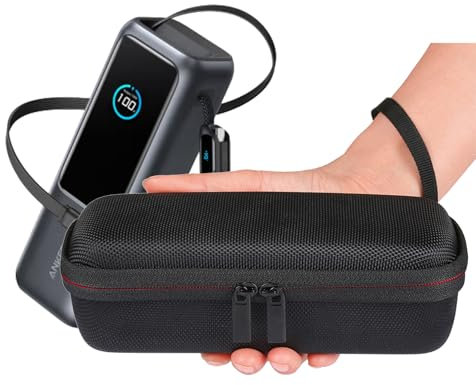 Baomaeyea Carry Case for Anker Power Bank, 25,000mAh 165W Ultra-Fast Portable Charger,EVA Hard Travel Bag Box Compatible with Anker Power Bank (165W) & Accessories (Black)