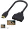 Qianeffort Splitter for Dual Monitor,Dual Adapter for 2 Monitors,Double Adapter for LCD,LED,TV Dual Monitors,Splitter 1 in 2 out