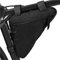 SOYUVAVB Fahrrad Rahmentasche Rahmentasche, Vorderrohr, Rahmen, Lenker, wasserdicht, Fahrradtaschen, Dreieckstasche, Halter, Mountainbike-Werkzeugtasche, Outdoor Für Montainbikes, Rennrad(Black)