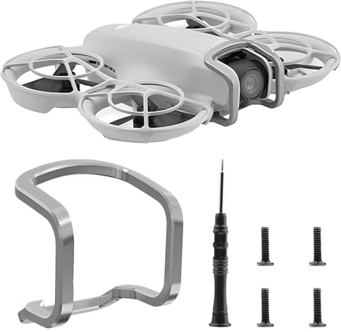 Craznick Gimbal Stoßstangen für DJI Neo – Drohnen Zubehör Kamera Schutzleiste Gimbal Bumper Schutzbügel Objektiv Schutz Legierung Antikollisions Protektor für DJI Neo Zubehör