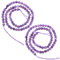 LALAFINA 2Pcs Amethyst Gestreute Perlen Gemstones Perlenperlen Perlen Perlen Bulk Perlen Perlen Spinner DIY Dream Beat Judue Machen