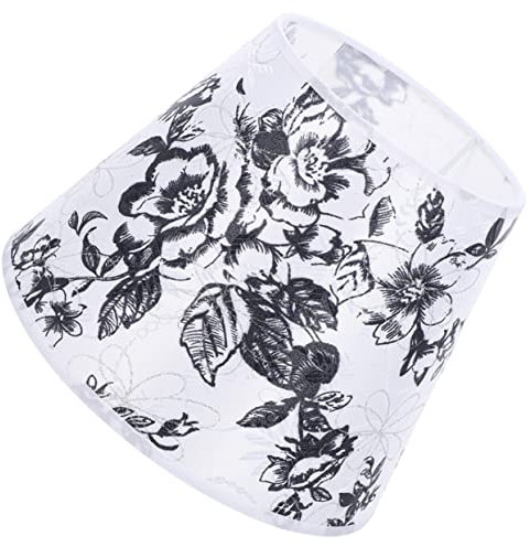 Holibanna Lampenschirm Für Tischlampe Aus Stoff Dekorative Blumenlampenabdeckung Kompatibel Verarbeitet Langlebig Und Robust Für Schlafzimmer Und Wohnzimmer