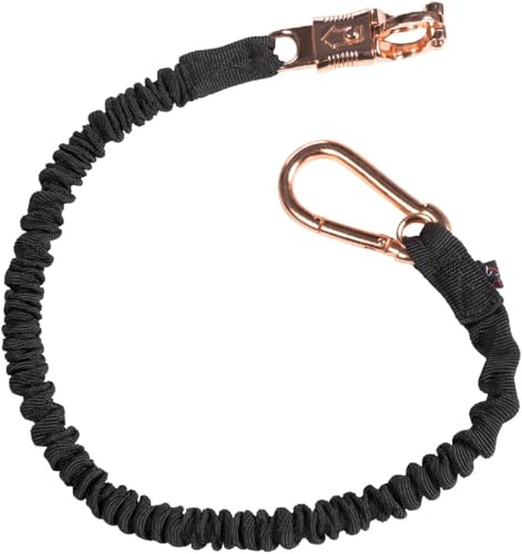 HKM Rosegold Lead Rope Black/Rose-Gold 60 cm