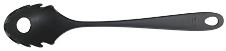 Fiskars Pastalöffel, Länge: 28,5 cm, Kunststoff, Essential, Schwarz, 1023805