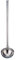Garcia de Pou monoblocco extra forti, mestolo, 6 cm, in acciaio INOX, argento, 6 x 30 x 30 cm