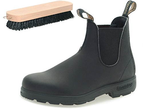 Blundstone Style 510 Black Boots with Shoe Polishing Brush (11 UK)