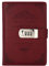 Cheerlife Vintage Tagebuch mit Schloss Leder Notizbuch mit Zahlenschloss Reisetagebuch mit Stifthalter linertes Papier für Erwachsene (Rot)