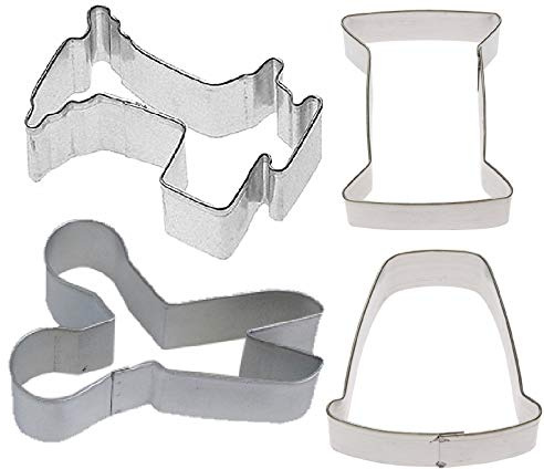 4 PC Sewing Seamstress Cookie Cutter Set for Treats & Cookies