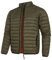 Indicode Herren Islington leichte Steppjacke in Daunenjacken-Optik | Übergangsjacke Regenjacke Army, L