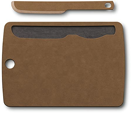 Victorinox - Set di tagliere per il pane in fibra di legno, resistente al calore, lavabile in lavastoviglie