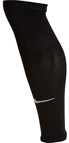 Nike Squad Football Leg Sleeve, Black/White, S/M
