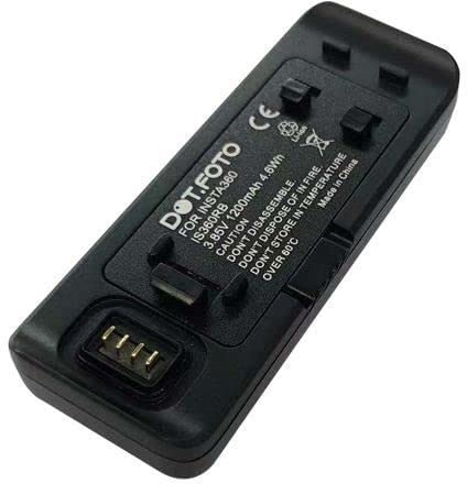 Dot.Foto CINORBT/A/B CINRSBT/A Premium 3.85v / 1200mAh Akku für Insta360 ONE R/RS