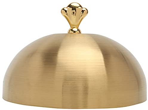 TOPBATHY Copertura alimentare bistecca in acciaio inox coperchio per barbecue rotondo design
