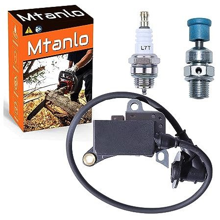 Mtanlo Zündspule mit Dekompressionsventil Zündkerze für Stihl TS400 TS460 Trennsäge