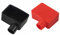 Cubierta para batería de coche, 2 unidades, Protector Bateria Coche, Cubierta de Batería de PVC, Cubierta de Borne Bateria Coche, Cubierta de Conexión, Protección de Aislamiento, Negro+Rojo