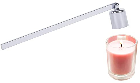 Kerzenlöscher, Kerzenlöscher Edelstahl, Kerzen Ausmachen, Dochtlöscher Candle Extinguisher, Candle Snuffer mit Griff Kerzenwerkzeug