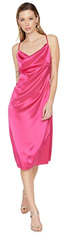 Trendyol Vestido-Rosa-Shift, Fucsia, 40 para Mujer