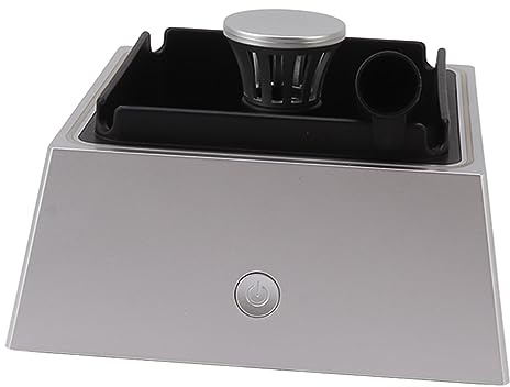 LED Electronic Ashtray, 2 in 1 Air Purifier Ashtray with 4 Non Slip Pads, 1200mAh USB Rechargeable Multifunctional Smokeless Ashtray with Filter for Home Office Car Bar