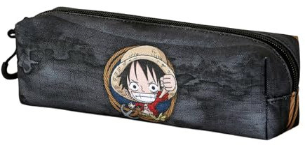 One Piece Ropes-Trousse Carré Fan 2.2, Noir, 22 x 9 cm