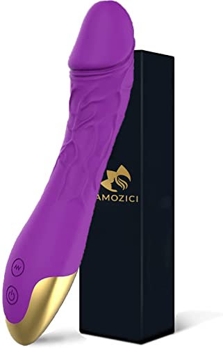 AMOZICI Vibrador Vibradorador Mujer Juguetes Eróticos Pareja Sexuales 10 modos Dildo Realista Consoladores.. para mujer con vibración Juguete Sexualmujer vibradores para mujer