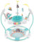 COSTWAY Baby Jumper, Height Adjustable Infant Activity Center with 360° Rotary Seat, Music, Lights, Removable Foot Pad, Interactive Toys, for Ages 6 Months +