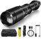 KEENZO Linterna IR Vcsel 1605N Vcsel 850nm potente linterna iluminadora IR recargable, lente Fresnel con zoom luz infrarroja para caza de visión nocturna, con interruptor de atenuación de enfoque