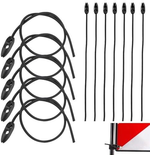 12 Stück Gepäckspanner für Warntafel Italien und Spanien, Spanngurt Kurz 50cm Einstellbare Länge mit Quickclip Schwarz Gepäckspanner Spanngurte für Fahrrad Sackkarre Motorrad Gepäck, Multifunktional