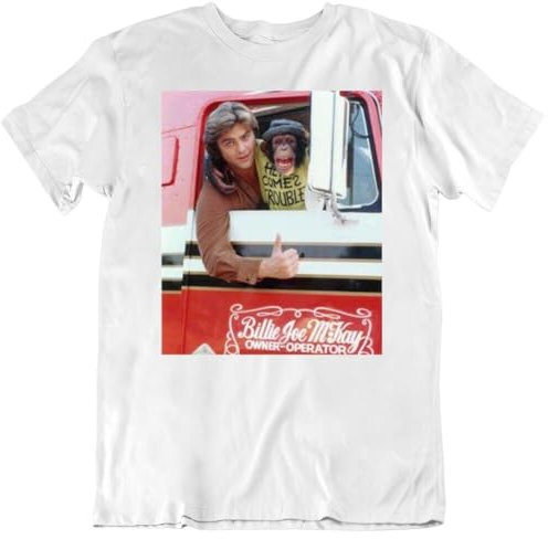 Bj and The Bear 70s Tv Show T Shirt Whites