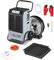 Welltec DHX70 Luftentfeuchter | max. 70 l/24h | für Räume von 160 m² | Kondensatablasspumpe | Luftstrom max. 750 m³/h | mit Industrieventilator Welltec FX20