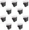 Deviatore Compatibile Con Bticino Living, Compatibile Con Vimar Plana (10 Pezzi, Bianco)