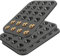 YILANJIN 2 Pezzi Stampo Muffin, Rotondo Teglia Antiaderente per Muffin, Stampo per 24 Muffin Piccoli, Mini Carbonio Stampi per Muffin, Teglia Muffin per Torte, Antipasti, Cupcake, Brownies (Grigio)