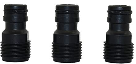 REETBQNMN 10 Pcs 1/2 Male Thread Quick Connectors Joints Car Washing Pipe Fittings Home Garden Homebrew Watering Irrigation Fittings Hose Linker