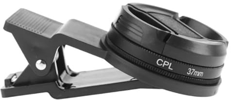 Flaroey Universal Portable Phone Polarizer Wide Angle Lens with Clip Accessories for Mobile Phone Cameras