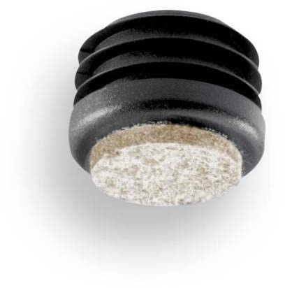 OL 4 St. Stuhlgleiter mit Filz für Rundrohre (18mm)