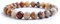 Candyfancy Crazy Lace Achat Armband Bergkristall Perlen 8MM Beads Elastisch Natürlich Stein Armbänder Damen Herren