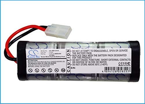 CS-IRB120VX Battery 3600mAh compatible with [iRobot] Looj 12101, Looj 130, 13501, 150, Gutter Cleaner, Gutter Cleaning Robot 120 replaces 11200