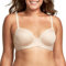 Maidenform Women's One Fabulous Fit 2.0 Tailored Demi Bra Half Cup, Paris Nude, 36A