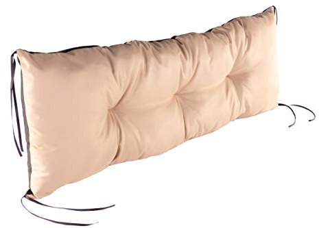 4myBaby GmbH Best for Garden Sitzkissen für 2 Personen Bank Bankauflage 120x40x13-16 cm in vielen Farben (Beige)